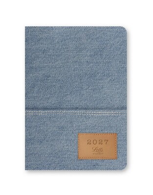 2027 ΗΜΕΡΟΛΟΓΙΟ LETTS ΕΒΔΟΜΑΔΙΑΙΟ A5 (14,8x21cm) DENIM ΜΠΛΕ ΞΕΒΑΜΜΕΝΟ 27082646
