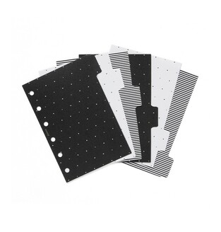 FILOFAX POCKET (08.1x12cm) ΑΝΤΑΛΛΑΚΤΙΚΟ MOONLIGHT DIVIDERS (ΠΛΑΣΤΙΚΑ ΔΙΑΧΩΡΙΣΤΙΚΑ 6 ΘΕΜΑΤΩΝ) 132819
