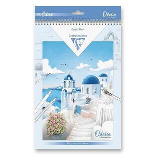 CLAIREFONTAINE ODELIA ΜΠΛΟΚ ΖΩΓΡΑΦΙΚΗΣ A4 (21x29,7cm) 20φ 250gr ΜΕ ΠΡΩΤΥΠΩΜΕΝΑ ΣΧΕΔΙΑ CITIES 3295742