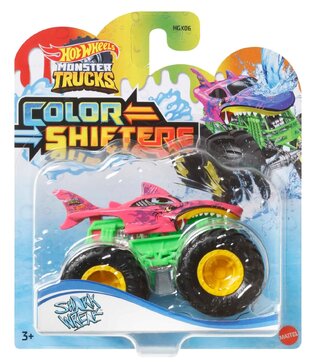 MATTEL HOT WHEELS COLOR SHIFTERS HGX06 AYTOKINHTAKI ΧΡΩΜΟΚΕΡΑΥΝΟΣ SHARK WREAK
