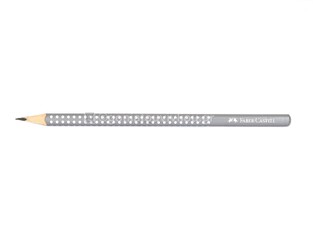 FABER CASTELL ΜΟΛΥΒΙ SPARKLE GRIP ΝΟ 2 ΓΚΡΙ (ΜΕ ΓΚΛΙΤΕΡ) 118202