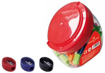 (ΠΡΟΣΦΟΡΑ -20%) FABER CASTELL ΞΥΣΤΡΑ ΟΒΑΛ ECON RED BLUE BLACK ΚΟΚΚΙΝΗ ΜΠΛΕ ΜΑΥΡΗ 584960