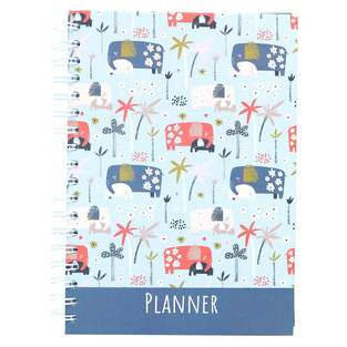 ΣΗΜΕΙΩΜΑΤΑΡΙΟ ΣΠΙΡΑΛ PLANNER 17x24cm 100φ ΜΠΛΕ 582346
