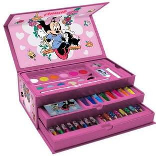 ΣΕΤ ΖΩΓΡΑΦΙΚΗΣ ΣΕ ΒΑΛΙΤΣΑΚΙ 52τεμ MINNIE 566002