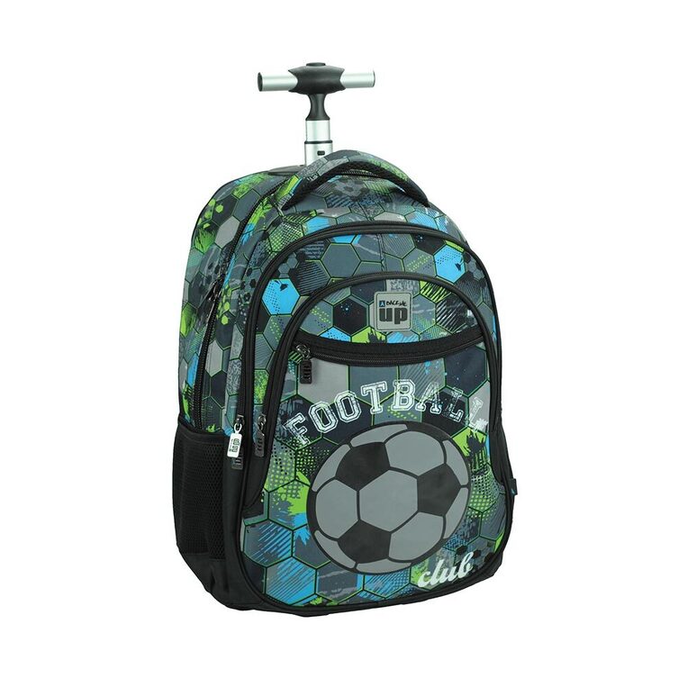 BACK ME UP ΣΧΟΛΙΚΗ ΤΣΑΝΤΑ ΣΑΚΙΔΙΟ TROLLEY ΤΡΟΛΕΙ ΔΗΜΟΤΙΚΟΥ FOOTBALL CLUB 357 36074