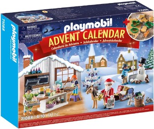 PLAYMOBIL CITY LIFE ΧΡΙΣΤΟΥΓΕΝΝΙΑΤΙΚΟ ΗΜΕΡΟΛΟΓΙΟ ΧΡΙΣΤΟΥΓΕΝΝΙΑΤΙΚΟΣ ΦΟΥΡΝΟΣ 71088