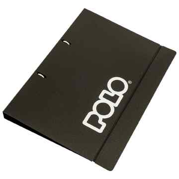 POLO ΝΤΟΣΙΕ 17x25cm 2 ΚΡΙΚ PP ΠΛΑΣΤΙΚΟ ΜΕ ΛΑΣΤΙΧΟ ΜΑΥΡΟ 919050