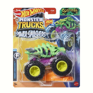 MATTEL HOT WHEELS MONSTER TRUCKS POWER SMAHSERS SKELESAURUS FYJ44 / HTM30