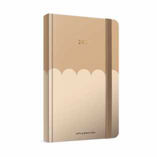 2027 ΗΜΕΡΟΛΟΓΙΟ ΗΜΕΡΗΣΙΟ HONEY 9x14cm ΚΑΦΕ / ΜΠΕΖ ΜΕ ΛΑΣΤΙΧΟ ΚΑΙ ΣΤΥΛΟΘΗΚΗ 627440988 (UNIPAP)