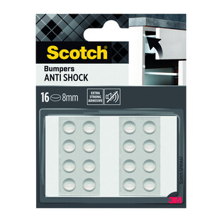3M SCOTCH ΑΥΤΟΚΟΛΛΗΤΑ ΠΡΟΣΤΑΣΙΑΣ ΕΠΙΠΛΩΝ ΔΙΑΦΑΝΑ ΣΤΡΟΓΓΥΛΑ 8mm 16τεμ