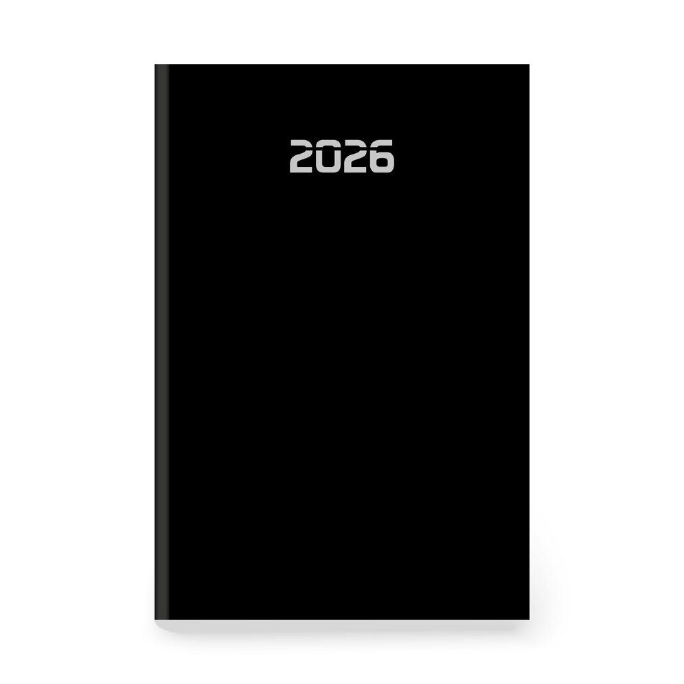 2026 ΗΜΕΡΟΛΟΓΙΟ ΗΜΕΡΗΣΙΟ ELIT 14x21cm ΜΑΥΡΟ ΜΕ ΕΥΡΕΤΗΡΙΟ ΜΗΝΩΝ 890337 (ΤΡΙΠΕΡΙΝΑ)