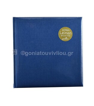 GOLDBUCH ΑΛΜΠΟΥΜ ΦΩΤΟΓΡΑΦΙΩΝ ΥΦΑΣΜΑΤΙΝΟ ΜΕ ΡΙΖΟΧΑΡΤΟ 25x25cm 30φ 24711 ΜΠΛΕ