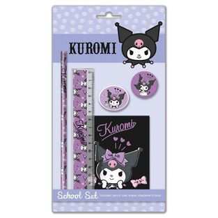 SANRIO ΣΕΤ ΜΕ ΣΧΟΛΙΚΑ ΕΙΔΗ KUROMI 5τεμ 252141
