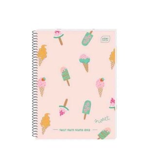 INTERDRUK ΤΕΤΡΑΔΙΟ ΣΠΙΡΑΛ 17x25cm 1 ΘΕΜΑΤΟΣ 30φ SWEET SMELL ΠΑΓΩΤΑ