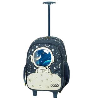 POLO ΣΧΟΛΙΚΗ ΤΣΑΝΤΑ ΣΑΚΙΔΙΟ TROLLEY ΤΡΟΛΕΙ ΝΗΠΙΑΓΩΓΕΙΟΥ BIBI SPACE 907076 8350