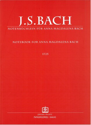 BACH NOTEBOOK FOR ANNA MAGDALENA