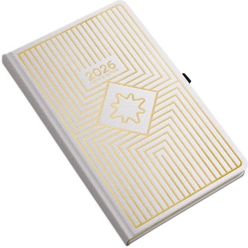 2026 ΗΜΕΡΟΛΟΓΙΟ ΗΜΕΡΗΣΙΟ 9x14cm GATSBY ΛΕΥΚΟ ΜΕ ΣΤΥΛΟΘΗΚΗ 626440994 (UNIPAP)