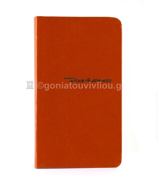 ΕΥΡΕΤΗΡΙΟ ΤΗΛΕΦΩΝΩΝ 8x14cm ALL TIMES ΔΕΡΜΑΤΙΝΗ 96φ ΠΟΡΤΟΚΑΛΙ 2007006 (THE WRITING FIELDS)