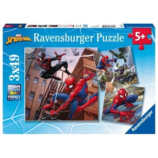 RAVENSBURGER ΠΑΖΛ 3Χ49τεμ SPIDERMAN 08025