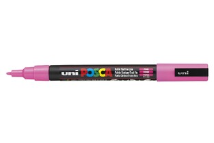 POSCA ΜΑΡΚΑΔΟΡΟΣ ΛΕΠΤΟΣ PC3M ΡΟΖ (PINK)