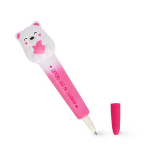 LEGAMI SQUISHY ΣΤΥΛΟ GEL BEAR (ΡΟΖ ΓΡΑΦΗ) SQPKIT6 LIMITED EDITION