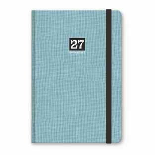 2027 ΗΜΕΡΟΛΟΓΙΟ ΗΜΕΡΗΣΙΟ TEXT BOOK 17x24cm ΓΑΛΑΖΙΟ ΜΕ ΛΑΣΤΙΧΟ ΚΑΙ ΣΤΥΛΟΘΗΚΗ 627121786 (UNIPAP)