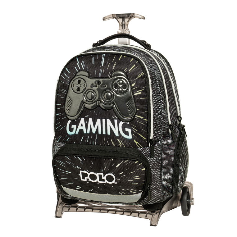 POLO ΣΧΟΛΙΚΗ ΤΣΑΝΤΑ ΣΑΚΙΔΙΟ TROLLEY ΤΡΟΛΕΙ ΔΗΜΟΤΙΚΟΥ FREELY 25lt GAMING 965055 8421
