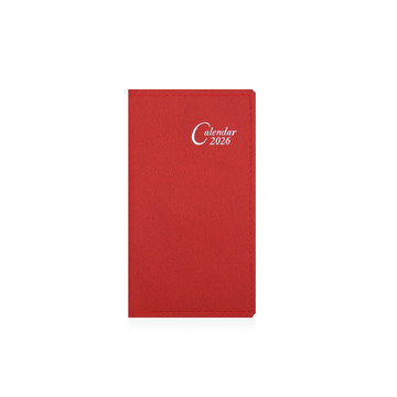 2026 ΗΜΕΡΟΛΟΓΙΟ ΑΤΖΕΝΤΑ ΕΒΔΟΜΑΔΑ ΣΕ ΔΥΟ ΣΕΛΙΔΕΣ 8x14cm ΚΟΚΚΙΝΟ ΜΕ ΘΗΚΗ 005 (EKDOSIS)