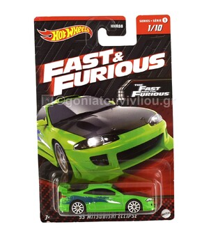 MATTEL ΑΥΤΟΚΙΝΗΤΑΚΙ HOT WHEELS 95 MITSUBISHI ECLIPSE HNR88