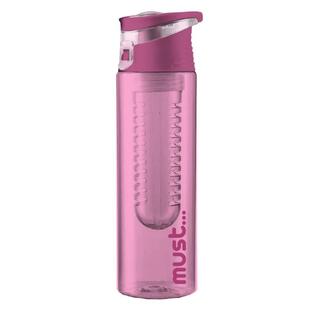 MUST ΠΛΑΣΤΙΚΟ ΠΑΓΟΥΡΙ TRITAN 700ml ΜΕ ΦΙΛΤΡΟ 7,6x24,5cm ΡΟΖ 584683