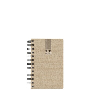 2026 ΗΜΕΡΟΛΟΓΙΟ ΗΜΕΡΗΣΙΟ ΣΠΙΡΑΛ ΛΕΥΚΟ 11x16,5cm KASHMIR WIRE O ΜΠΕΖ 706C1988 (ΘΕΟΦΥΛΑΚΤΟΣ)