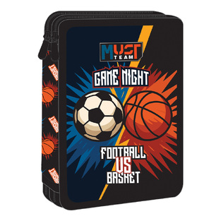 MUST TEAM ΚΑΣΕΤΙΝΑ ΤΕΤΡΑΓΩΝΗ ΔΙΠΛΗ ΓΕΜΑΤΗ GAME NIGHT FOOTBALL VS BASKETBALL 587580