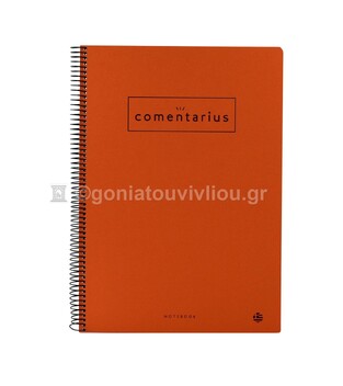 ΝΕΟΧΑΡΤ ΤΕΤΡΑΔΙΟ ΣΠΙΡΑΛ A4 (21x29,7mm) 4 ΘΕΜΑΤΩΝ 120φ COMENTARIUS ΚΟΚΚΙΝΟ 14640
