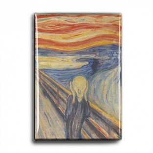 LANZFELD EDITIONS ΜΑΓΝΗΤΑΚΙ ΨΥΓΕΙΟΥ 8x5,5cm MUNCH THE SCREAM LAMF0036