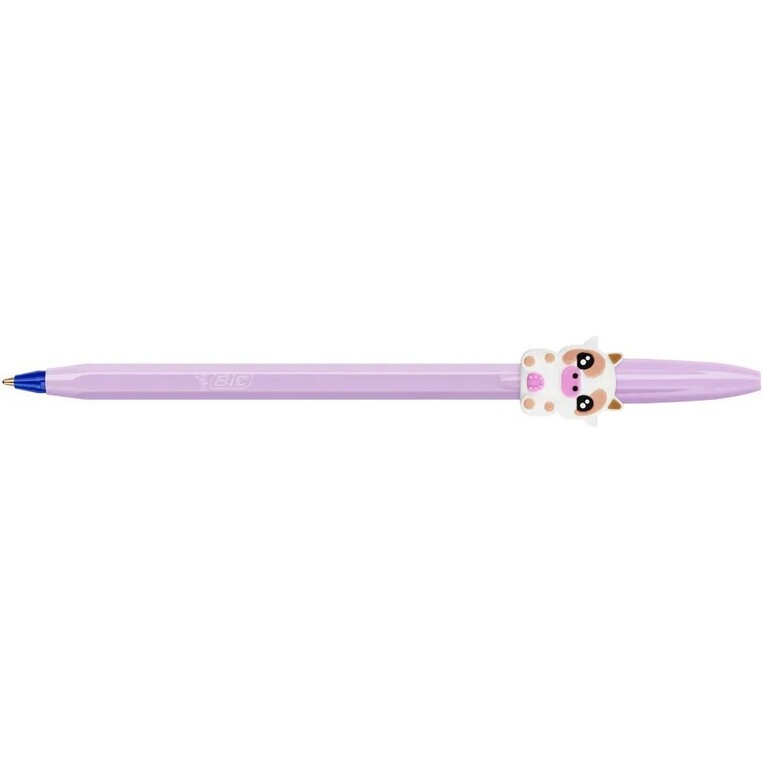 BIC ΣΤΥΛΟ CRISTAL FIGURES PASTEL ΑΓΕΛΑΔΑ ΜΩΒ ΜΠΛΕ ΓΡΑΦΗ 1.0mm 303755
