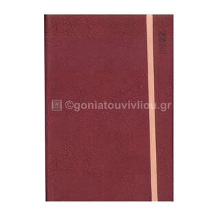 2027 ΗΜΕΡΟΛΟΓΙΟ ΗΜΕΡΗΣΙΟ ΥΠΟΚΙΤΡΙΝΟ 17x24cm TERRA FLEX ΜΠΟΡΝΤΩ 51 (ΠΛΑΝΟΓΡΑΜΜΑ)