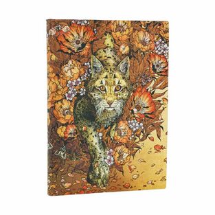 PAPERBLANKS FLEXIS ΣΗΜΕΙΩΜΑΤΑΡΙΟ MIDI (13x18cm) LYNX RISING LINED (ΡΙΓΕ) FB13618
