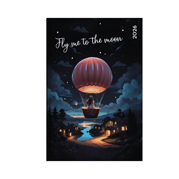 2026 ΗΜΕΡΟΛΟΓΙΟ ΗΜΕΡΗΣΙΟ ΛΕΥΚΟ 14x20cm IT S MAGIC FLY ME TO THE MOON ΑΕΡΟΣΤΑΤΟ ME ΕΥΡΕΤΗΡΙΟ ΜΗΝΩΝ ΗΒ 894841 (THE WRITING FIELDS) (7403613)