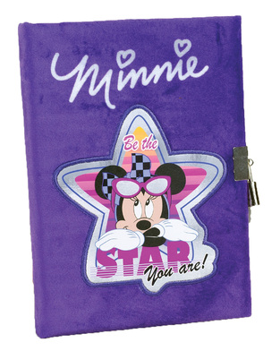 GIM ΗΜΕΡΟΛΟΓΙΟ ΜΕ ΚΛΕΙΔΙ MINNIE MOUSE (ΜΙΝΙ) ΛΟΥΤΡΙΝΟ ΜΩΒ 34048911