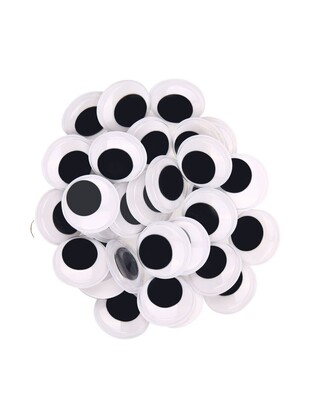 I MONDI ΣΕΤ ΜΑΤΑΚΙΑ ΜΑΥΡΑ ΑΥΤΟΚΟΛΛΗΤΑ 2,5cm 35τεμ 10030009