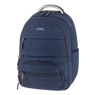 POLO ΣΧΟΛΙΚΗ ΤΣΑΝΤΑ ΣΑΚΙΔΙΟ ΠΛΑΤΗΣ MULTI POCKET ΜΠΛΕ 901064 5000