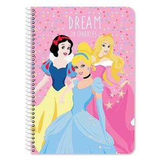 ΤΕΤΡΑΔΙΟ ΣΠΙΡΑΛ 17x25cm 2 ΘΕΜΑΤΩΝ 60φ PRINCESS DREAM IN SPARKLES 562993