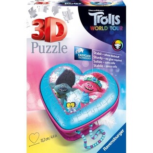 RAVENSBURGER 3D (ΤΡΙΣΔΙΑΣΤΑΤΟ) ΠΑΖΛ 54 ΤΕΜΑΧΙΩΝ ΜΠΙΖΟΥΤΙΕΡΑ ΕΥΧΟΥΛΗΔΕΣ 11232