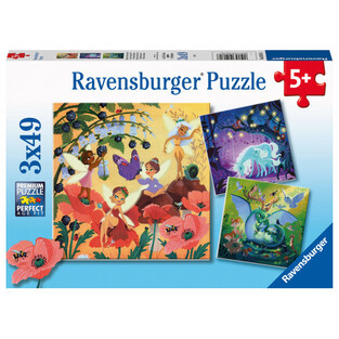 RAVENSBURGER ΠΑΖΛ 3X49τεμ ΜΑΓΙΚΟΣ ΚΟΣΜΟΣ 05181