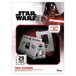TECH STICKERS PACK ΣΕΤ ΜΕ ΑΥΤΟΚΟΛΛΗΤΑ STAR WARS 29τεμ TS7409