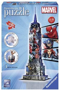 RAVENSBURGER 3D (ΤΡΙΣΔΙΑΣΤΑΤΟ) ΠΑΖΛ 216 ΤΕΜΑΧΙΩΝ EMPIRE STATE BUILDING AVENGERS 12517