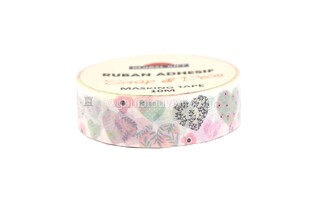 GLOBAL GIFT MASKING TAPE ΑΥΤΟΚΟΛΛΗΤΗ ΤΑΙΝΙΑ ΧΕΙΡΟΤΕΧΝΙΑΣ 10m  ΚΑΡΔΙΕΣ 933409