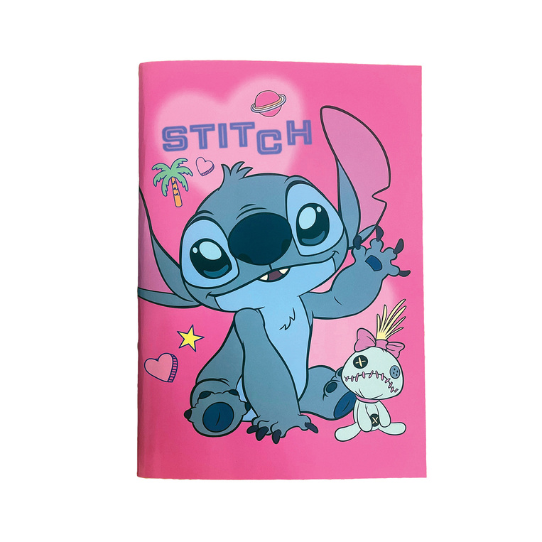 GIM ΤΕΤΡΑΔΙΟ ΚΑΡΦΙΤΣΑ 17x25cm 40φ STITCH ΦΟΥΞΙΑ 342 03400