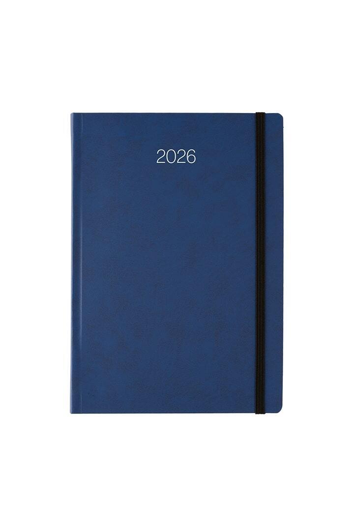 2026 ΗΜΕΡΟΛΟΓΙΟ ΗΜΕΡΗΣΙΟ 14x21cm ΜΕ ΛΑΣΤΙΧΟ ELEGANTA c ΜΠΛΕ ΣΚΟΥΡΟ 62193 (ΛΙΝΑΡΔΑΤΟΣ)