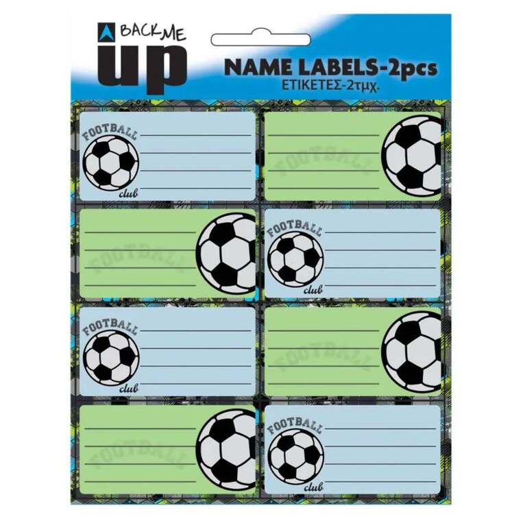 BMU ΕΤΙΚΕΤΕΣ ΤΕΤΡΑΔΙΩΝ FOOTBALL CLUB 2τεμ 770 88146